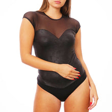 Load image into Gallery viewer, Faux Leather Sleeveless Bodysuit