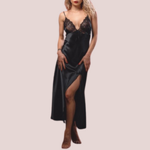 Load image into Gallery viewer, La Nuit Romantique Maxi Satin Set
